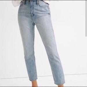 Madewell Curvy Perfect Vintage Jean Light Wash